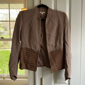 Helmut Lang blazer with leather details